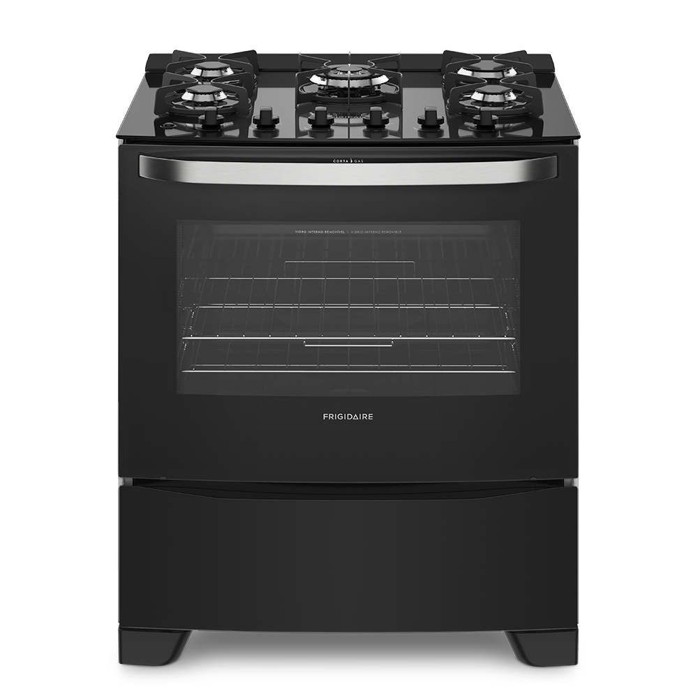 Cocina de gas Frigidaire 30" con Mesa de Vidrio